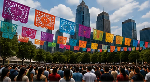 Público en Grand Park